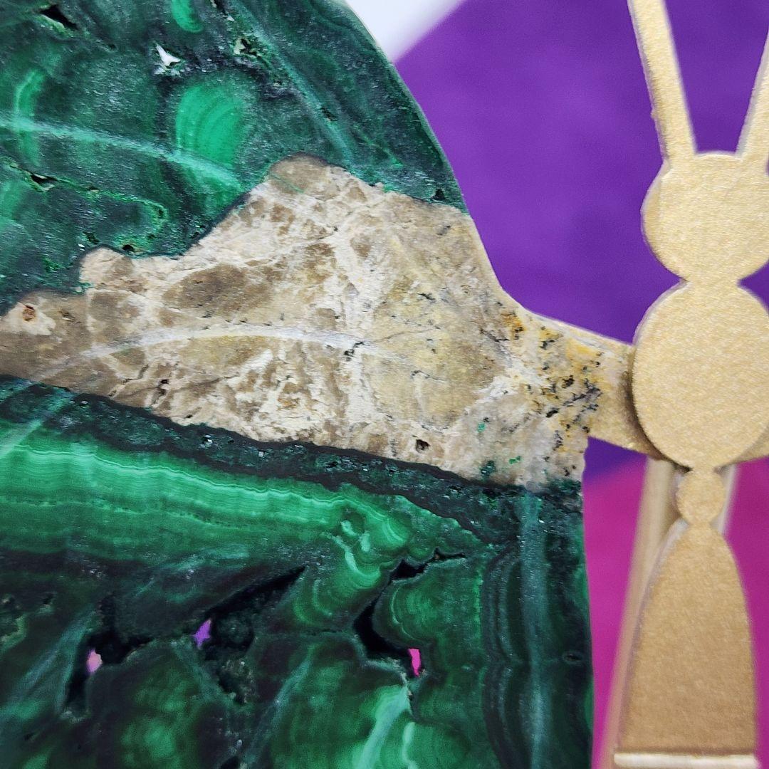 天然石 マラカイト 蝶々 一点物です！ - メルカリ