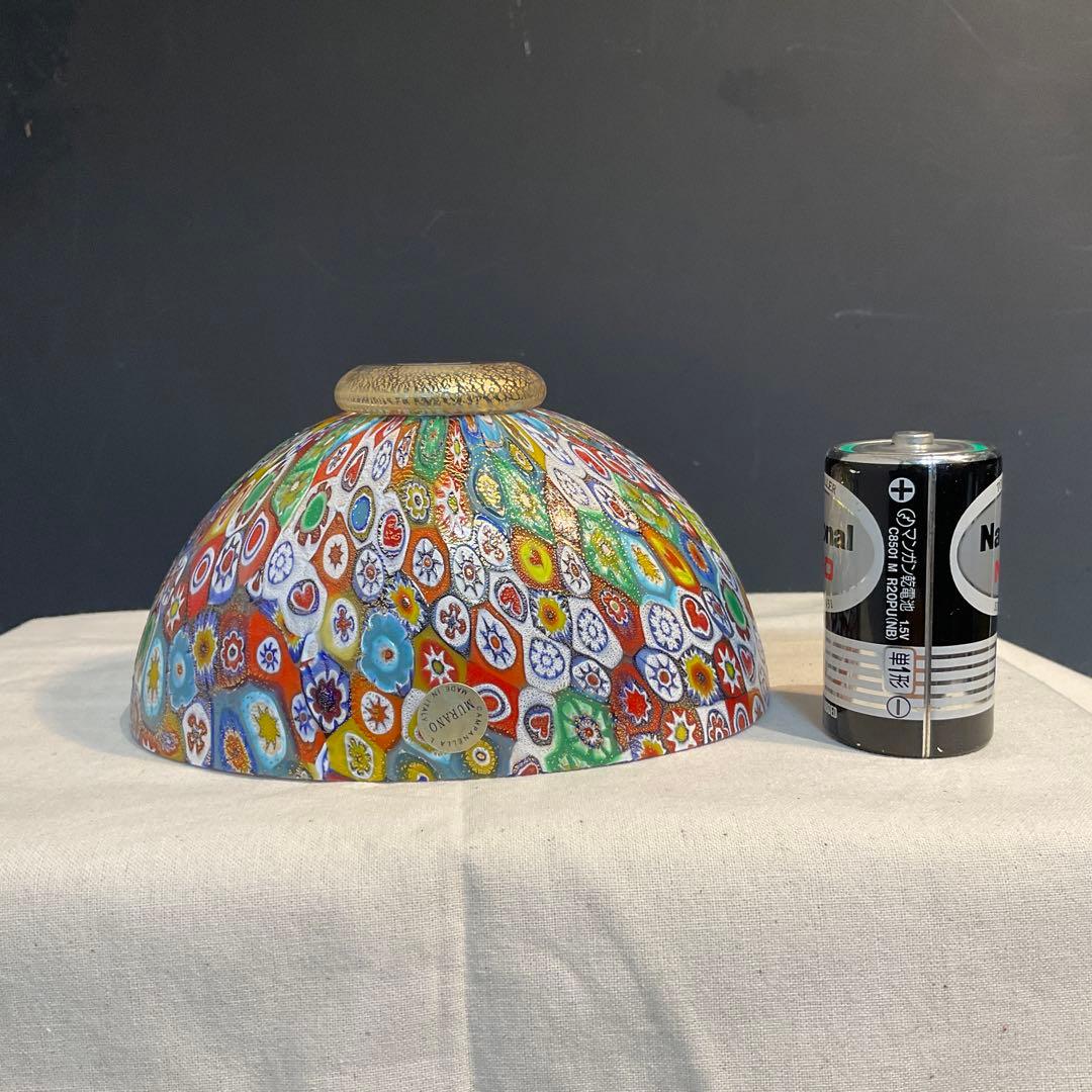 4053105 ベネチアンガラス ミルフィオリ ムラーノ ボウル 美品 - メルカリ