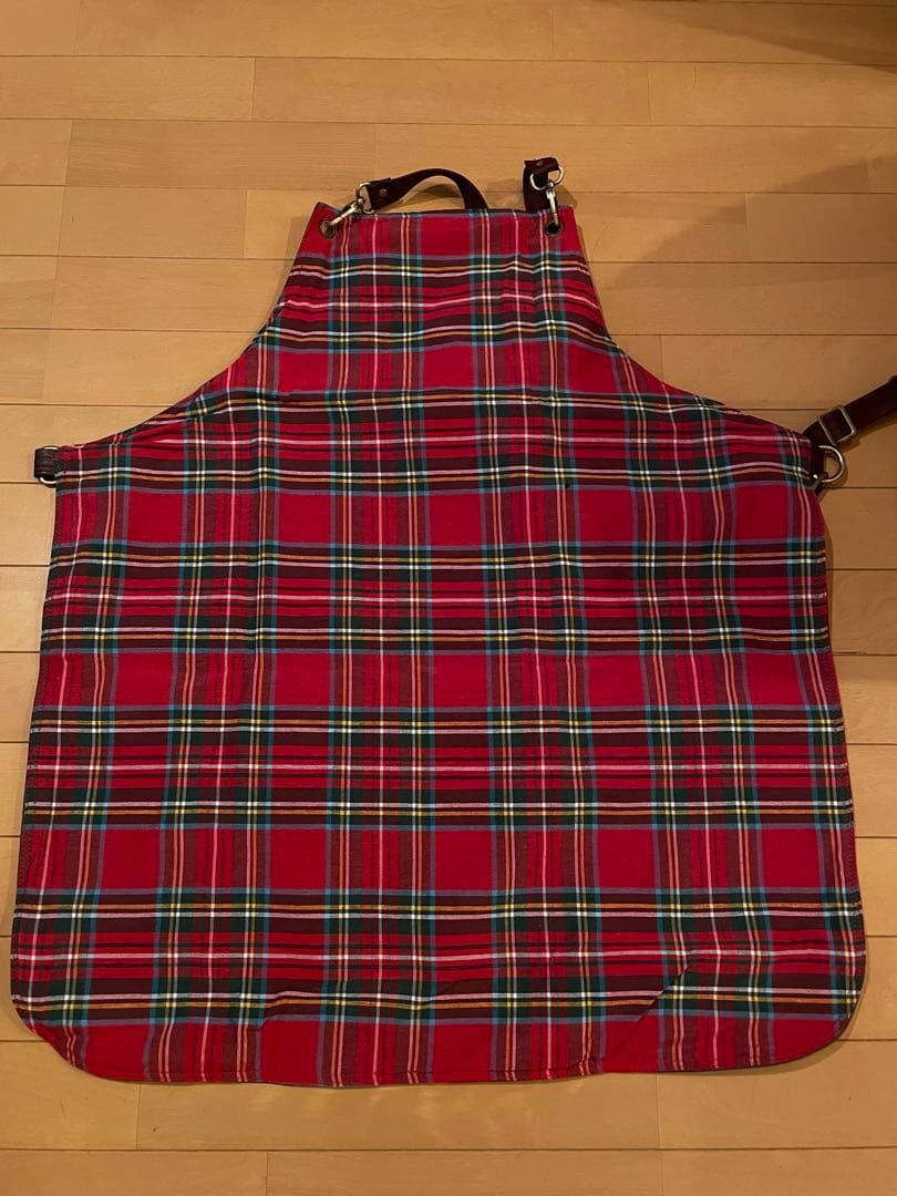 レザー製ダークブラウンエプロン FANCY JENTS