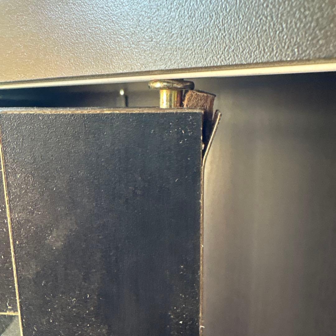 北欧レトロ 4段 スライド扉 木製ブックシェルフ 木製ラック 本棚 飾り棚