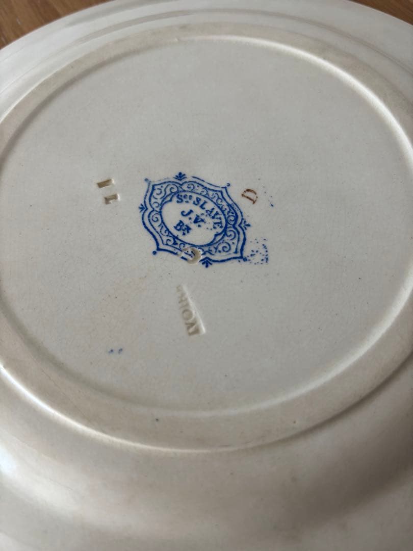 フランス アンティーク プレート ウサギ