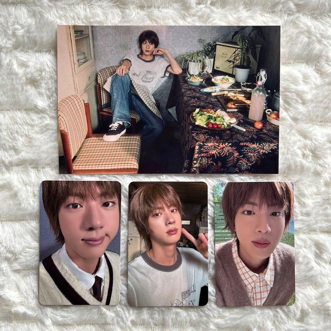 BTS JIN ジン 'HAPPY' トレカ ポスカ コンプセット - メルカリ