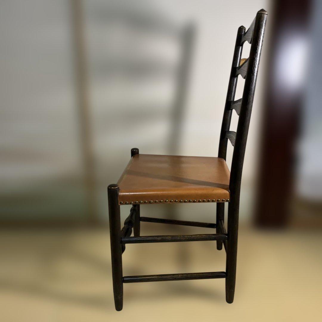 PROVINCIAL ラダーバックチェア　飛騨産業　プロヴィンシャル　革張替無し