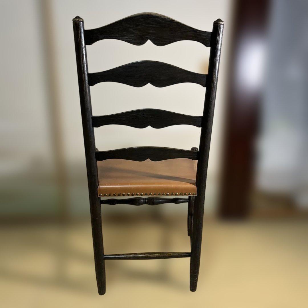 PROVINCIAL ラダーバックチェア　飛騨産業　プロヴィンシャル　革張替無し