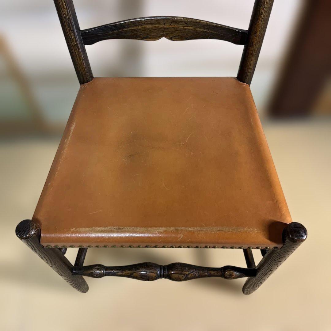 PROVINCIAL ラダーバックチェア　飛騨産業　プロヴィンシャル　革張替無し