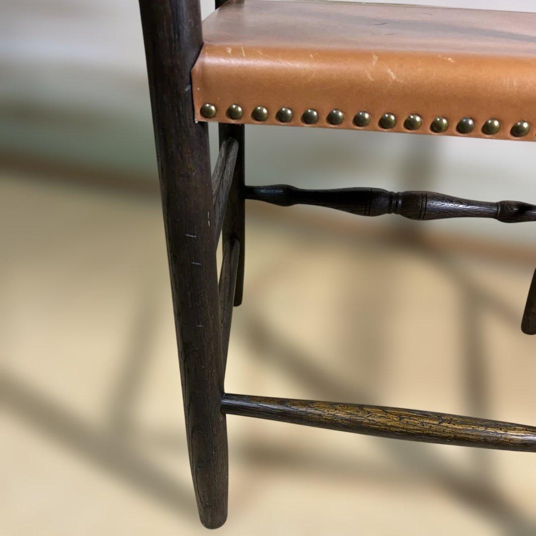 PROVINCIAL ラダーバックチェア　飛騨産業　プロヴィンシャル　革張替無し