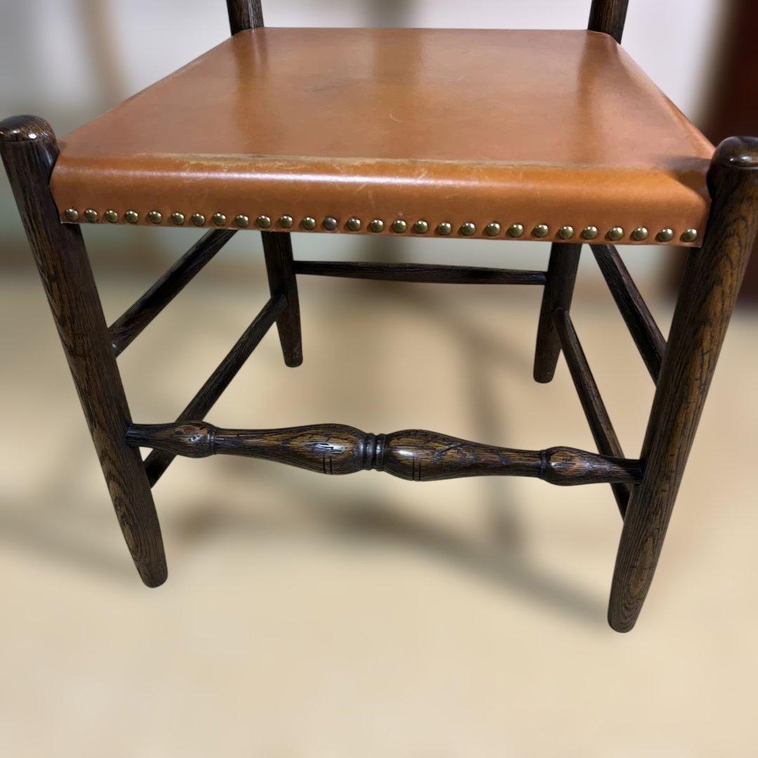 PROVINCIAL ラダーバックチェア　飛騨産業　プロヴィンシャル　革張替無し