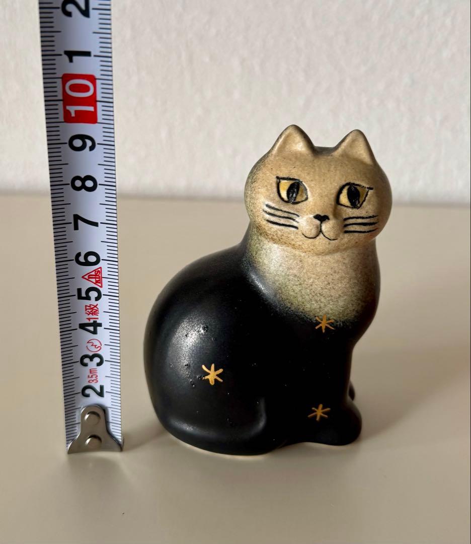 LISA LARSONリサラーソン 限定 猫 マンズ　スノーゴールド 置物