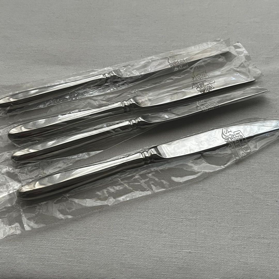 アズマ インペリアル 18-18ステンレス フルーツナイフ 4本 カトラリー