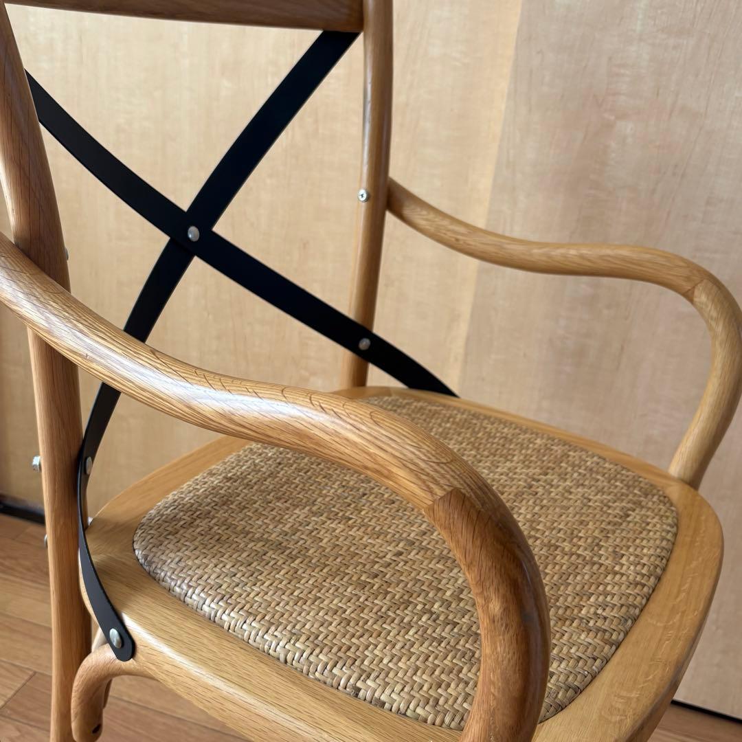 うさぎ様専用】クラッシュゲート クロスバックアームチェア - メルカリ