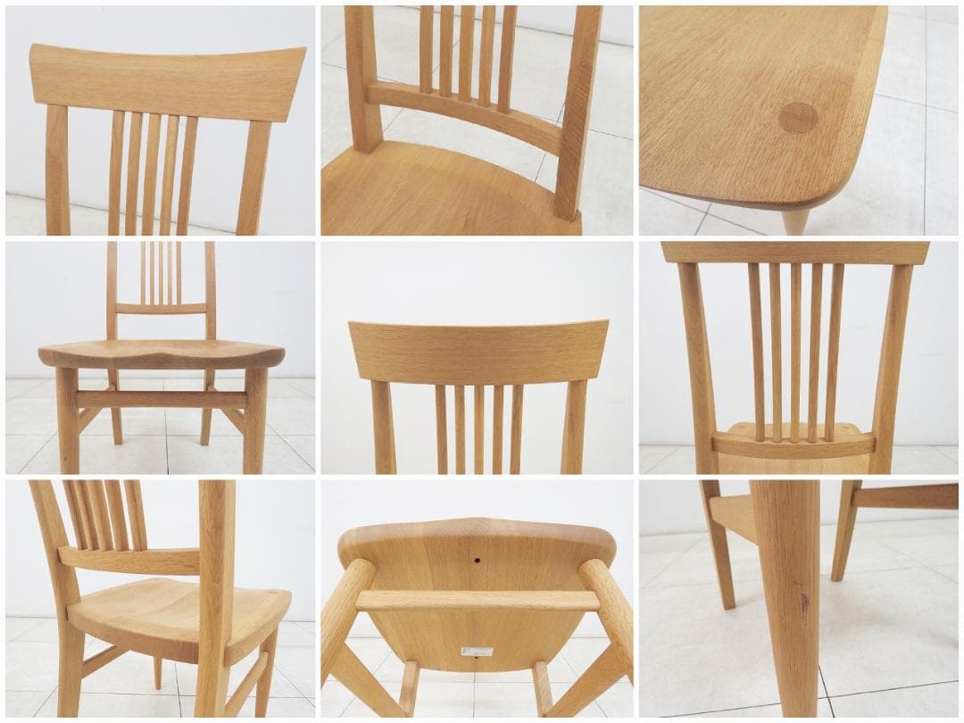 飛騨家具 柏木工 杜 ダイニングチェア オーク無垢材 IDC大塚家具 ③
