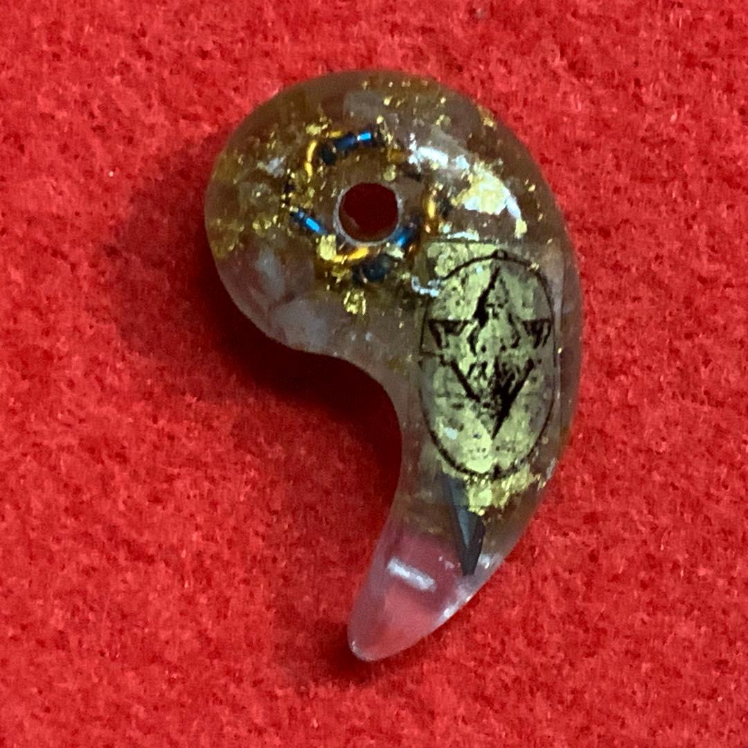 2005【ソロモン王の幸運護符モーセの書】タリズマン勾玉波動コア御守りお守護符