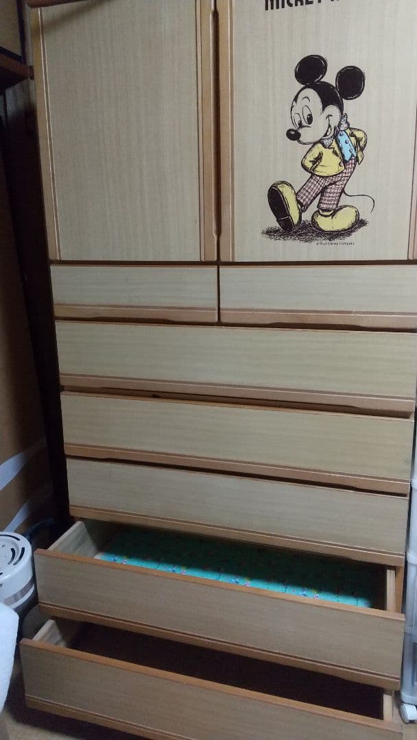 送料 着払い！30年前購入 ベビータンス ミッキーマウス - メルカリ