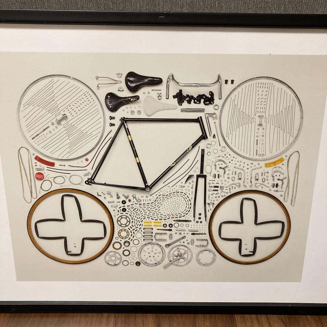 自転車　部品　アート