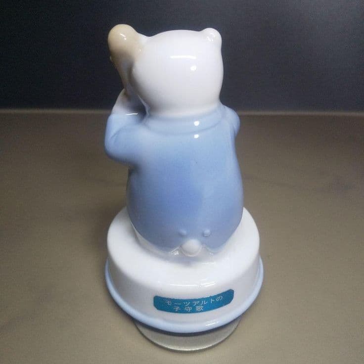 ▣ THE ZOO BAND 陶器 フィギュア オルゴール アンティーク