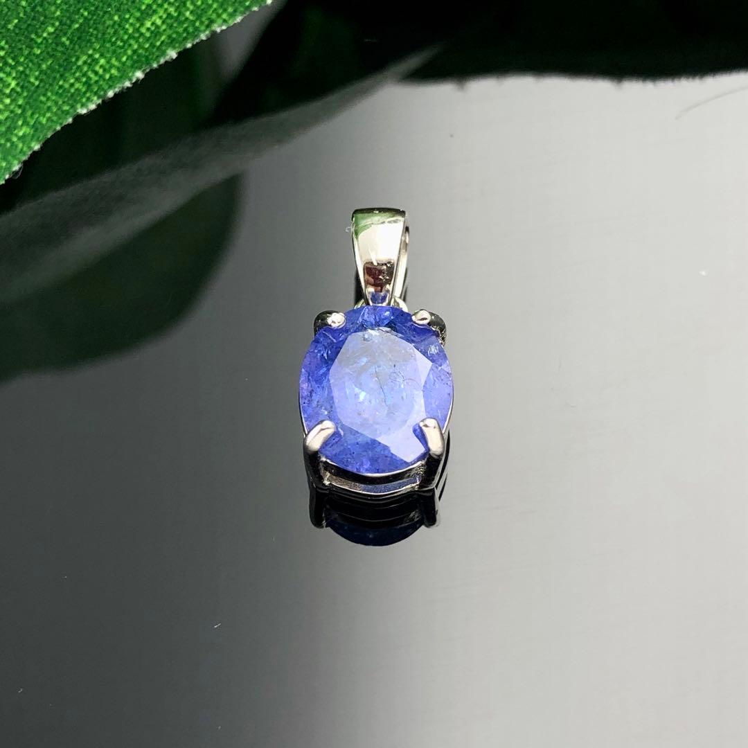 タンザナイトペンダントトップ sv925 t369