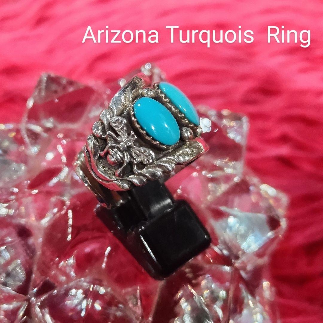 Arizona Turquoise BIG Ring アリゾナ直輸入！
