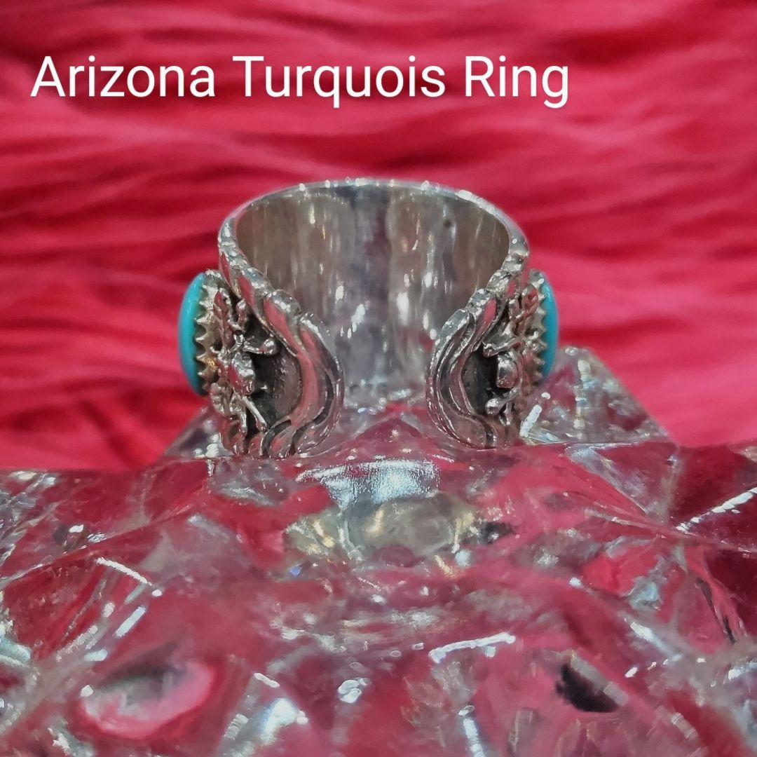 Arizona Turquoise BIG Ring アリゾナ直輸入！