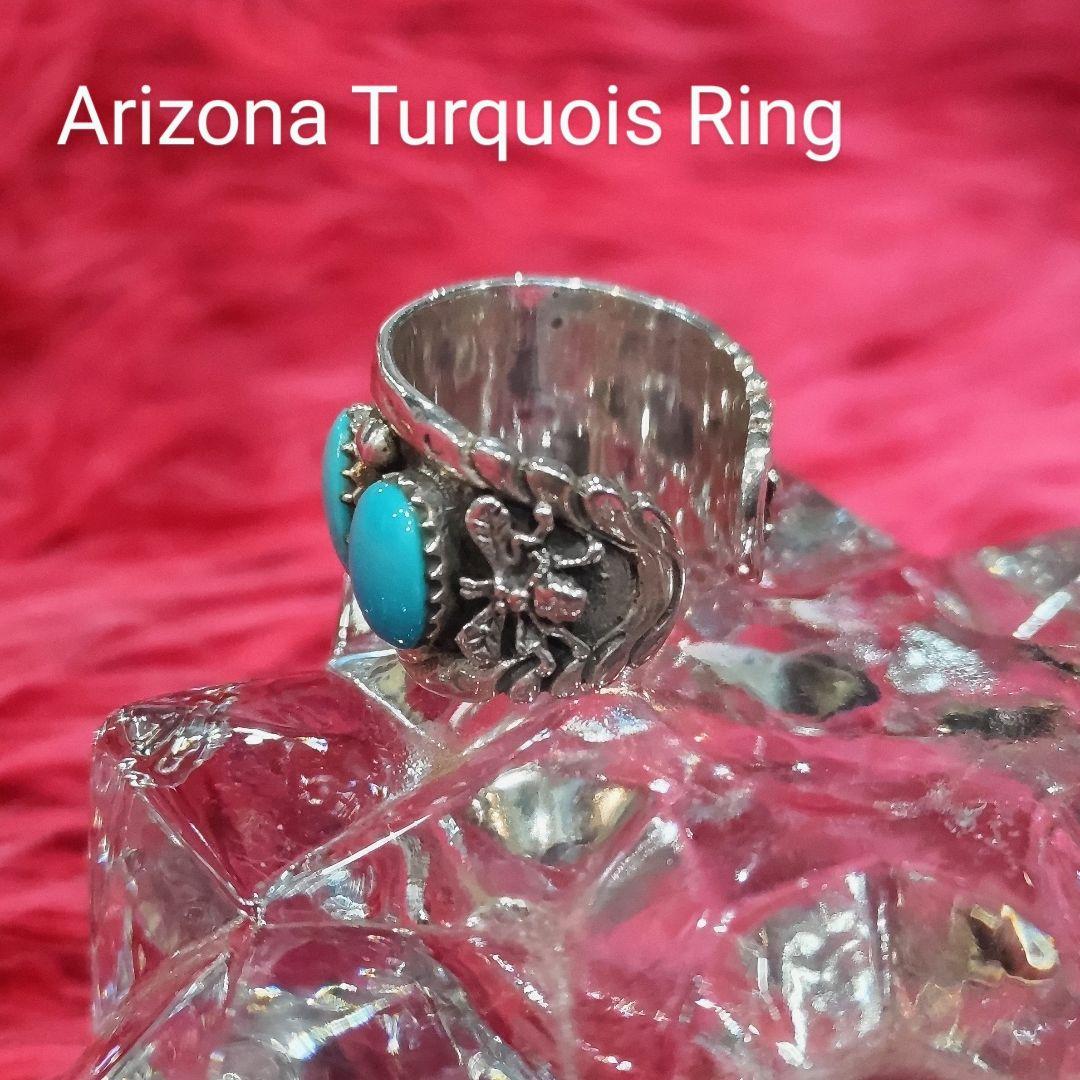 Arizona Turquoise BIG Ring アリゾナ直輸入！