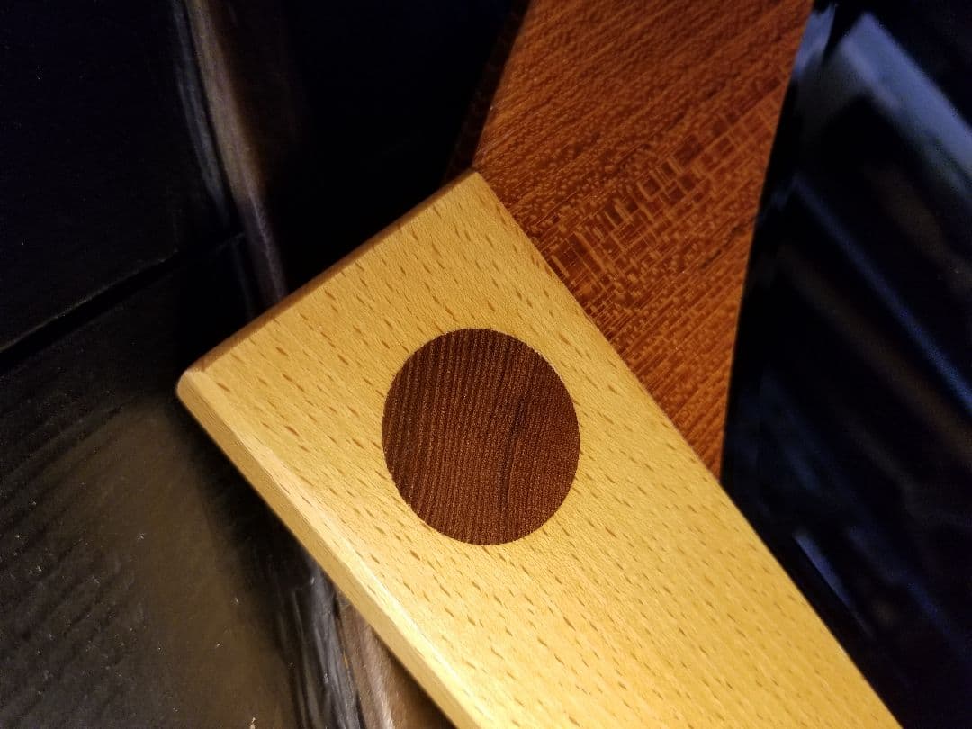 塩川光明堂　北欧　アートモダン　多素材　オーク　ウォルーナット　チーク　無垢材