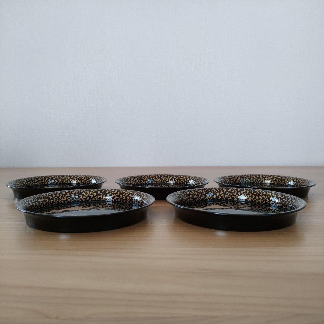 輪島塗 菓子皿 5客セット