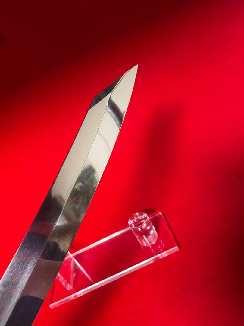 包丁　剣型切付　尺ニ　鏡面仕上げ　切味抜群箱付　未使用品