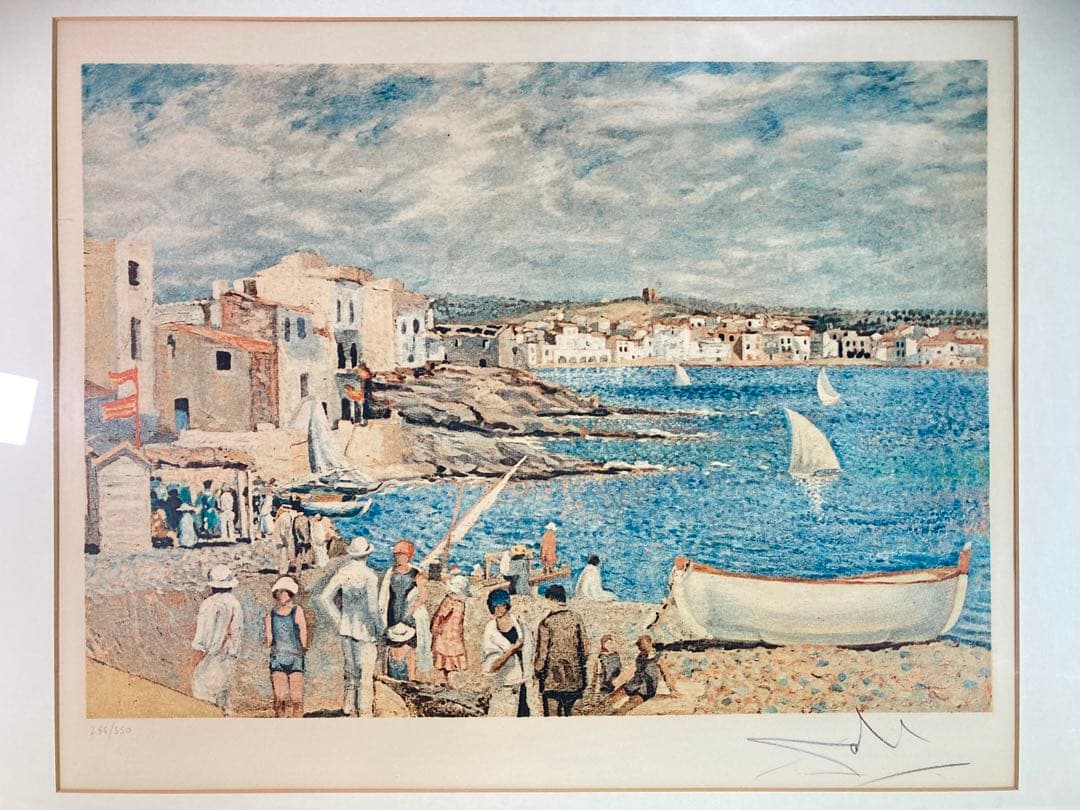 真作】サルバドール・ダリ「カダスケ」リトグラフ 直筆サイン 絵画