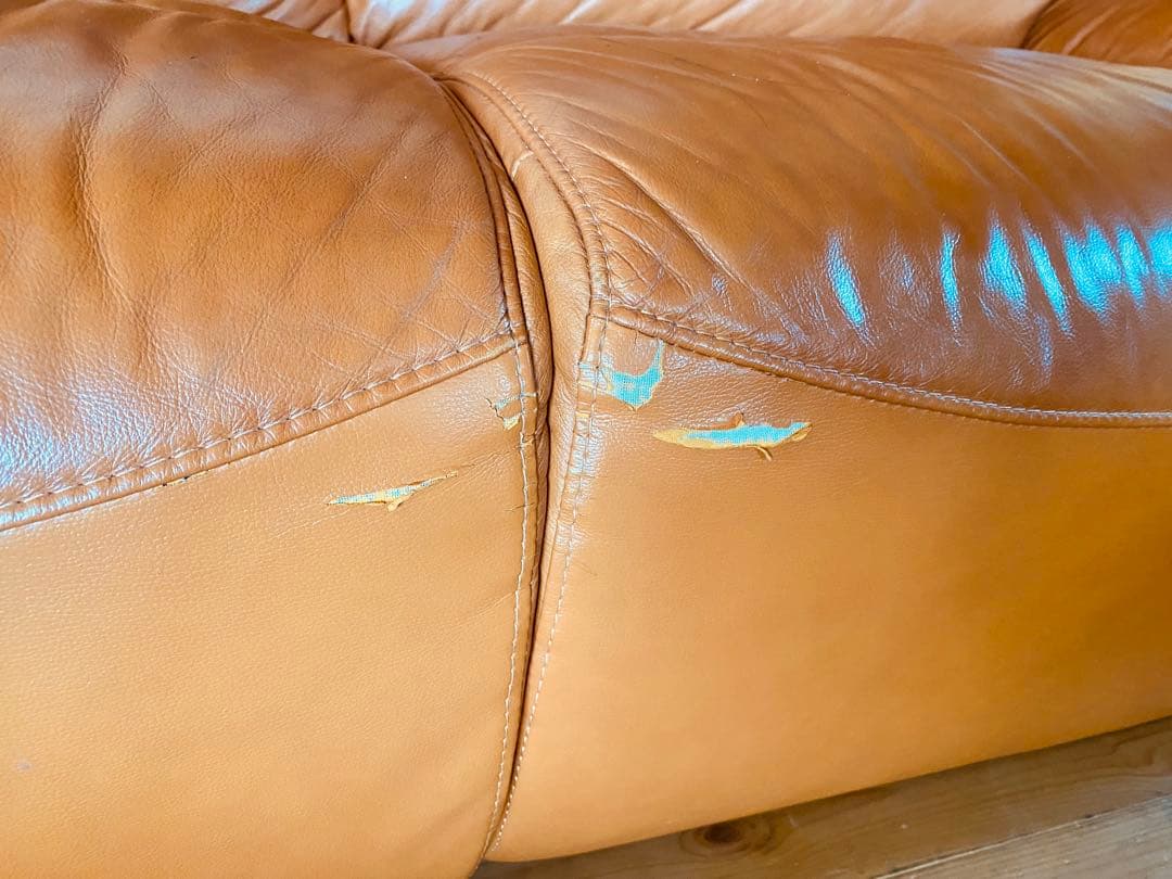 LURAKU 3人掛けソファ ブラウン