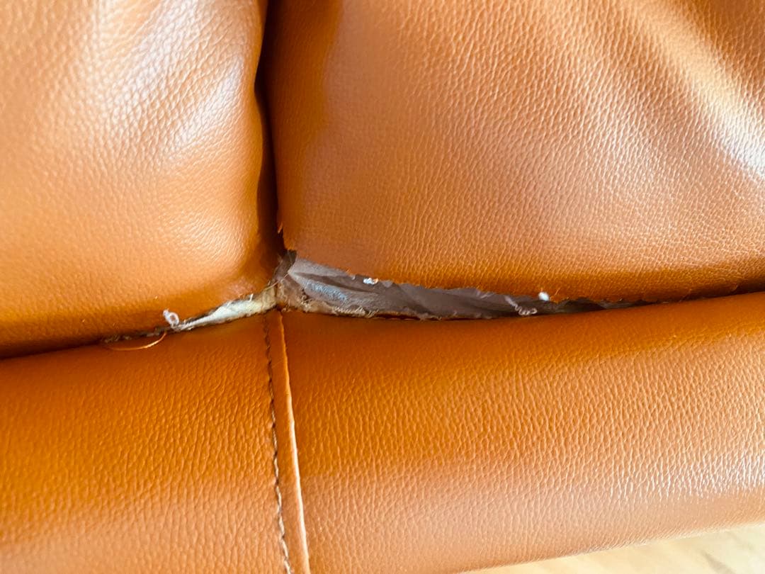 LURAKU 3人掛けソファ ブラウン