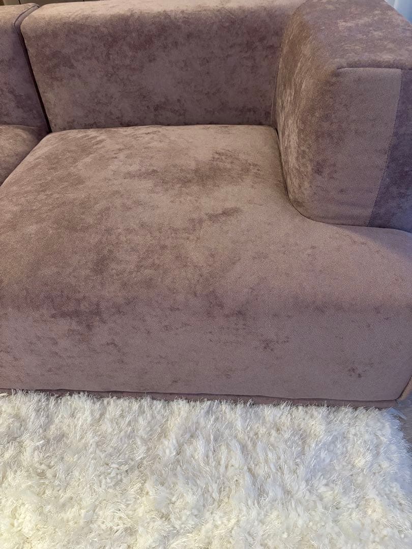 メーネソファ アーム 2 L ピンク（W815）