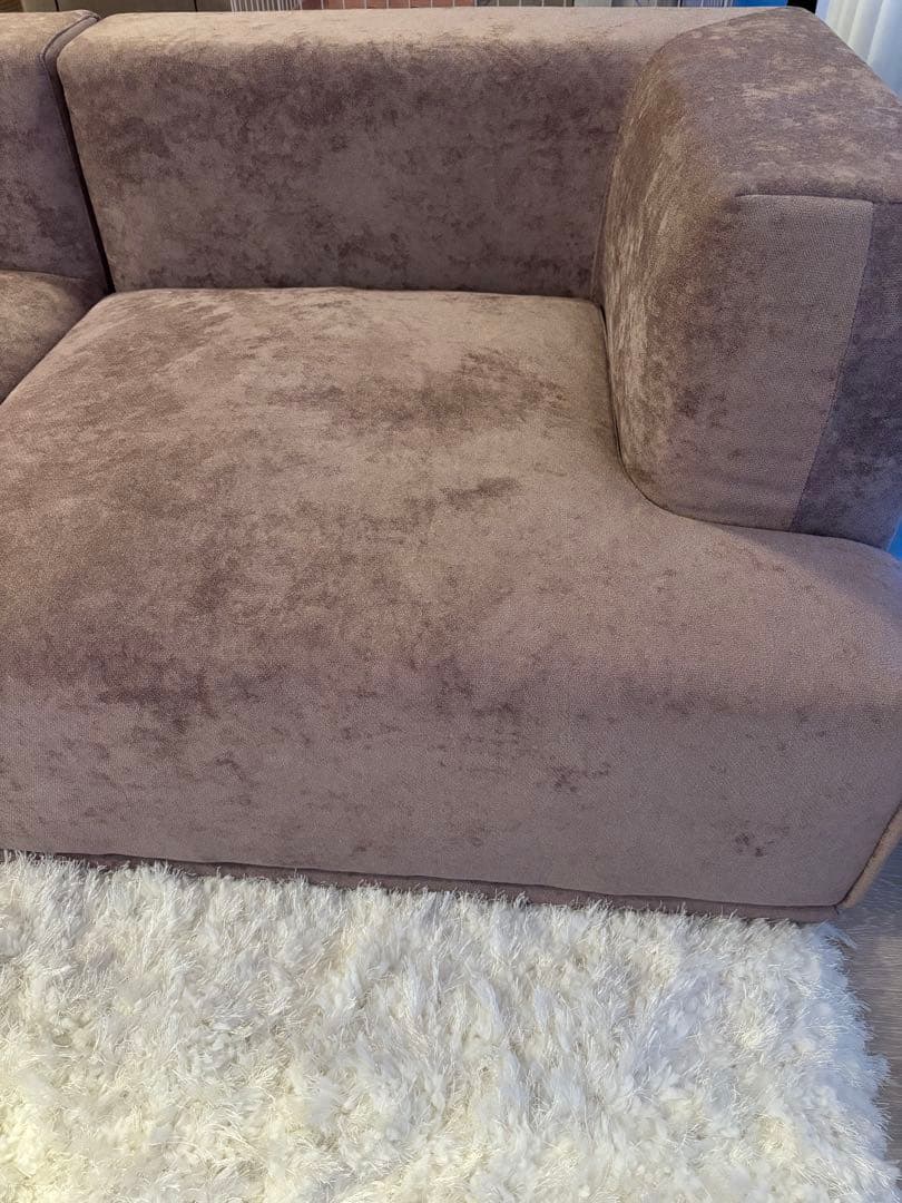 メーネソファ アーム 2 L ピンク（W815）