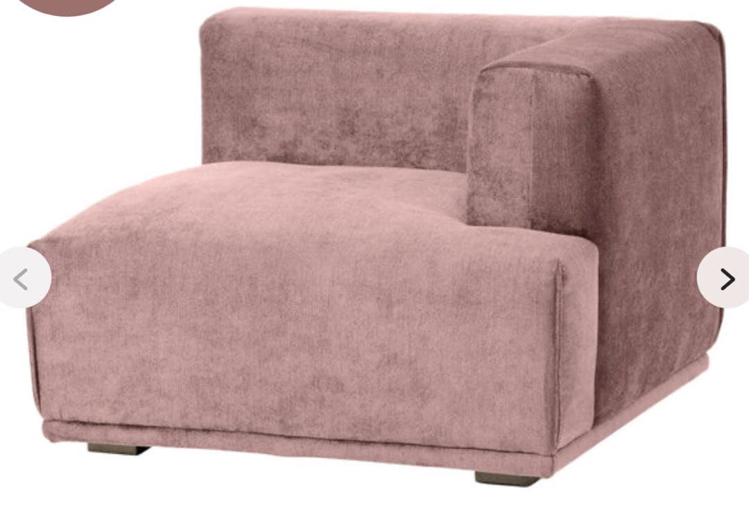 メーネソファ アーム 2 L ピンク（W815）