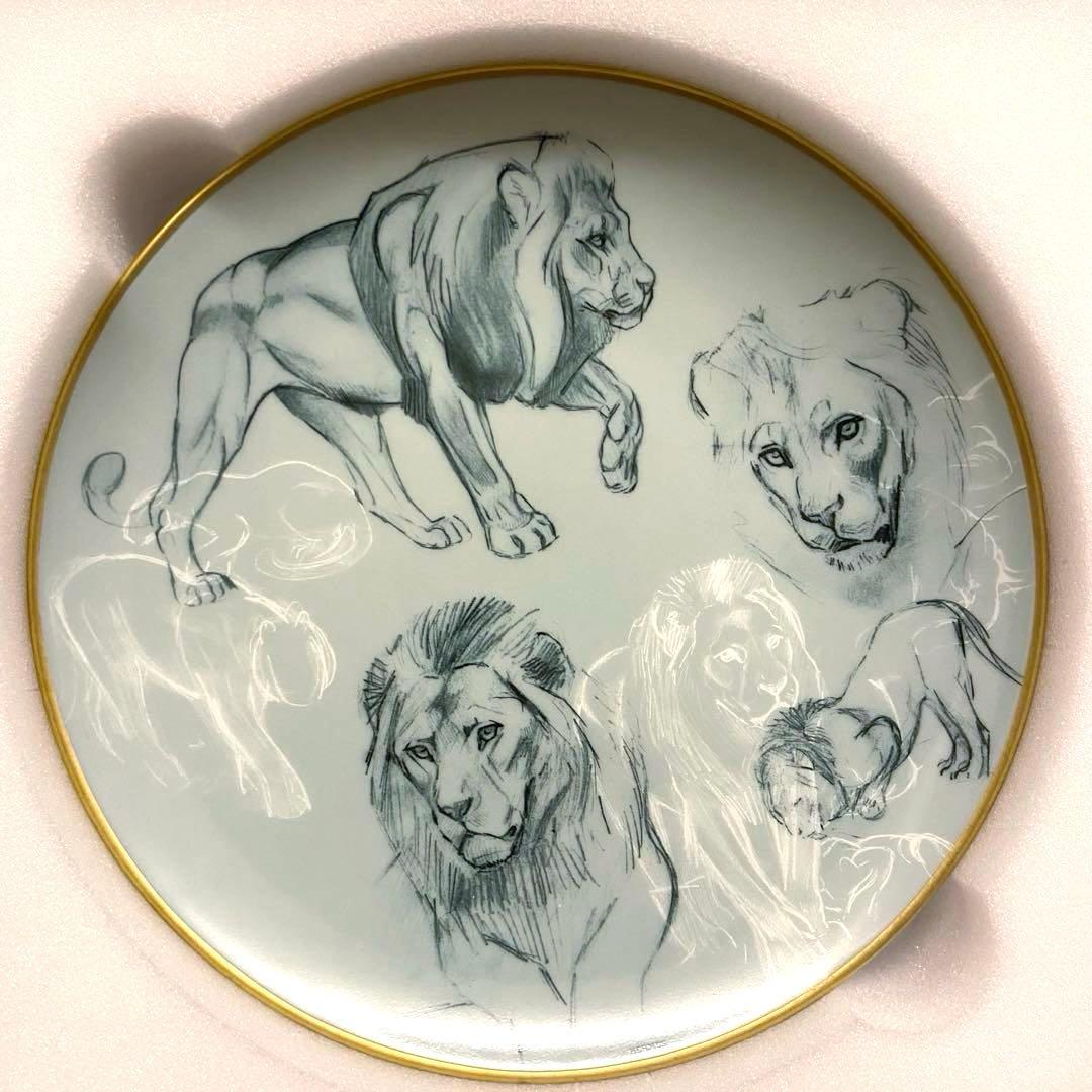 希少 新品未使用 エルメス 赤道直下のスケッチ プレート デッサン ロベールダレ