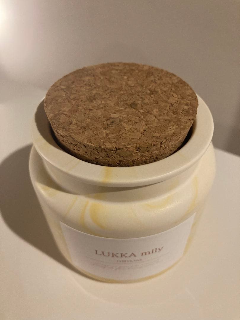 LUKKA mily ルッカミウィ　焚き火キャンドル　ミモザ アロマキャンドル