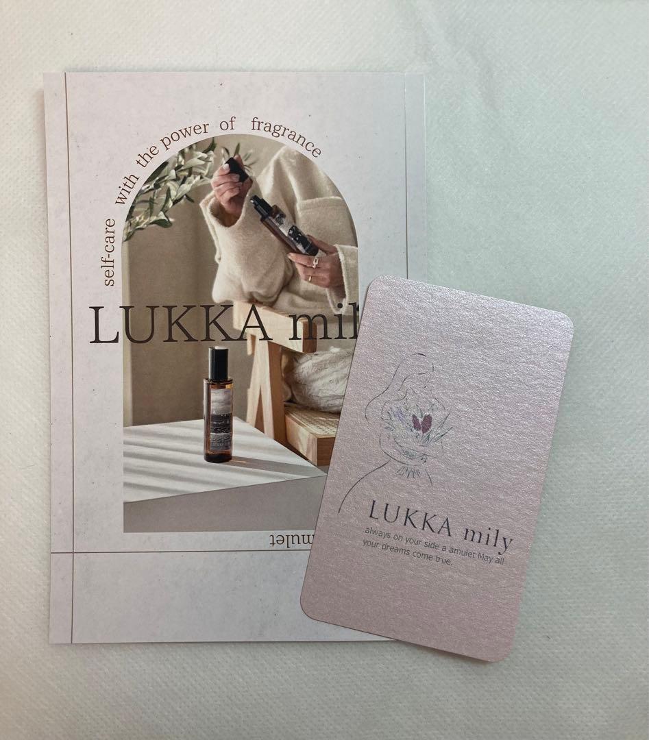 LUKKA mily ルッカミウィ　焚き火キャンドル　ミモザ アロマキャンドル