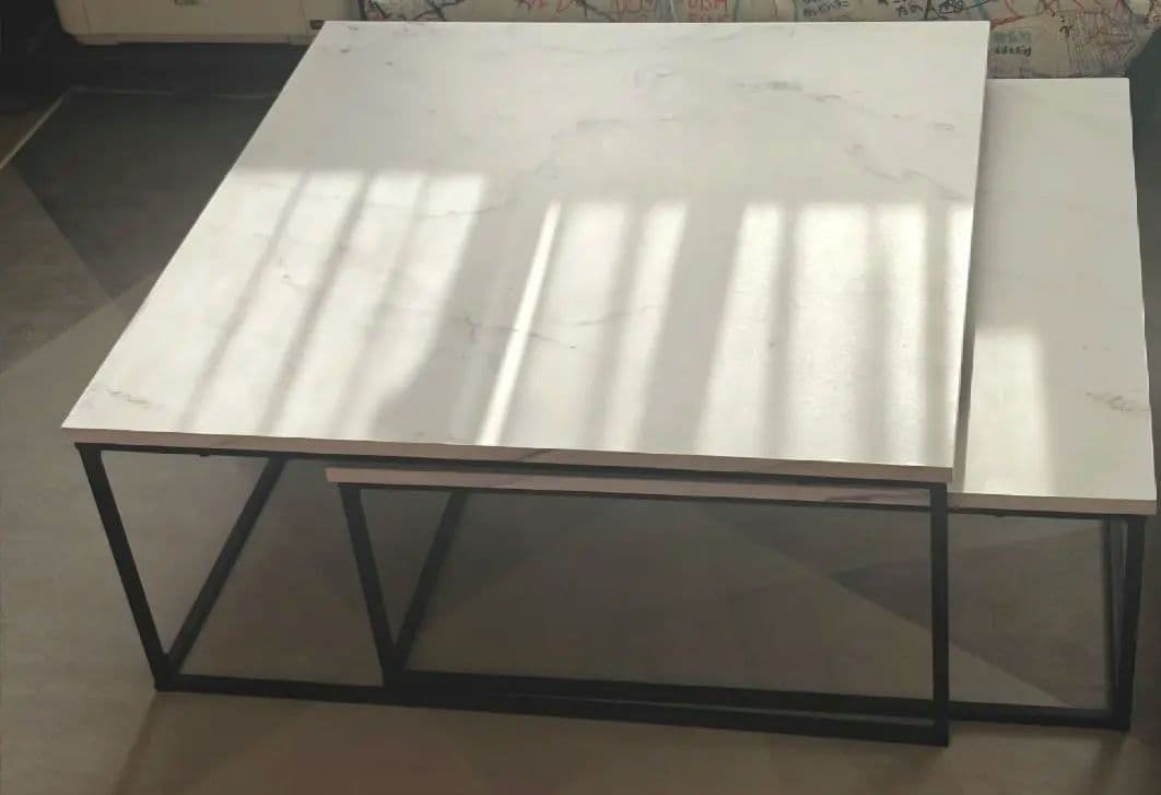 lowya 大理石風コーヒーテーブル　２個セット