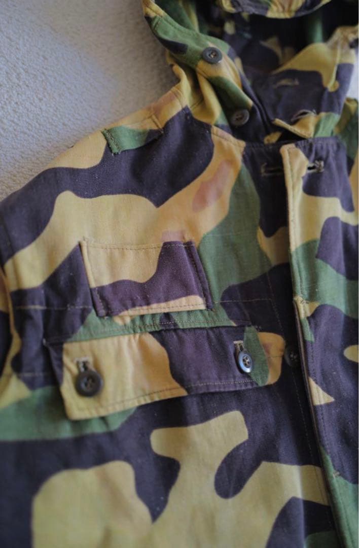 希少】チェコスロバキア軍 サラマンダーカモ 60sパラシュート