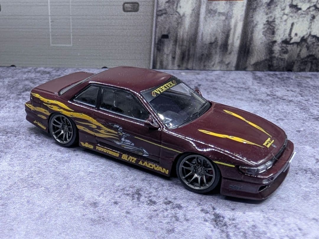 ターマックワークス 1/64 VERTEX 日産 シルビア S13 レティ仕様 - メルカリ