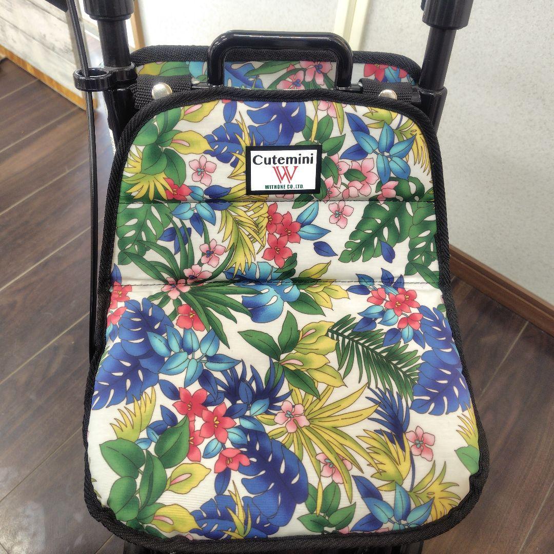 シルバーカー ウィズワン キュートミニW シルバーカー フローラルデザイン