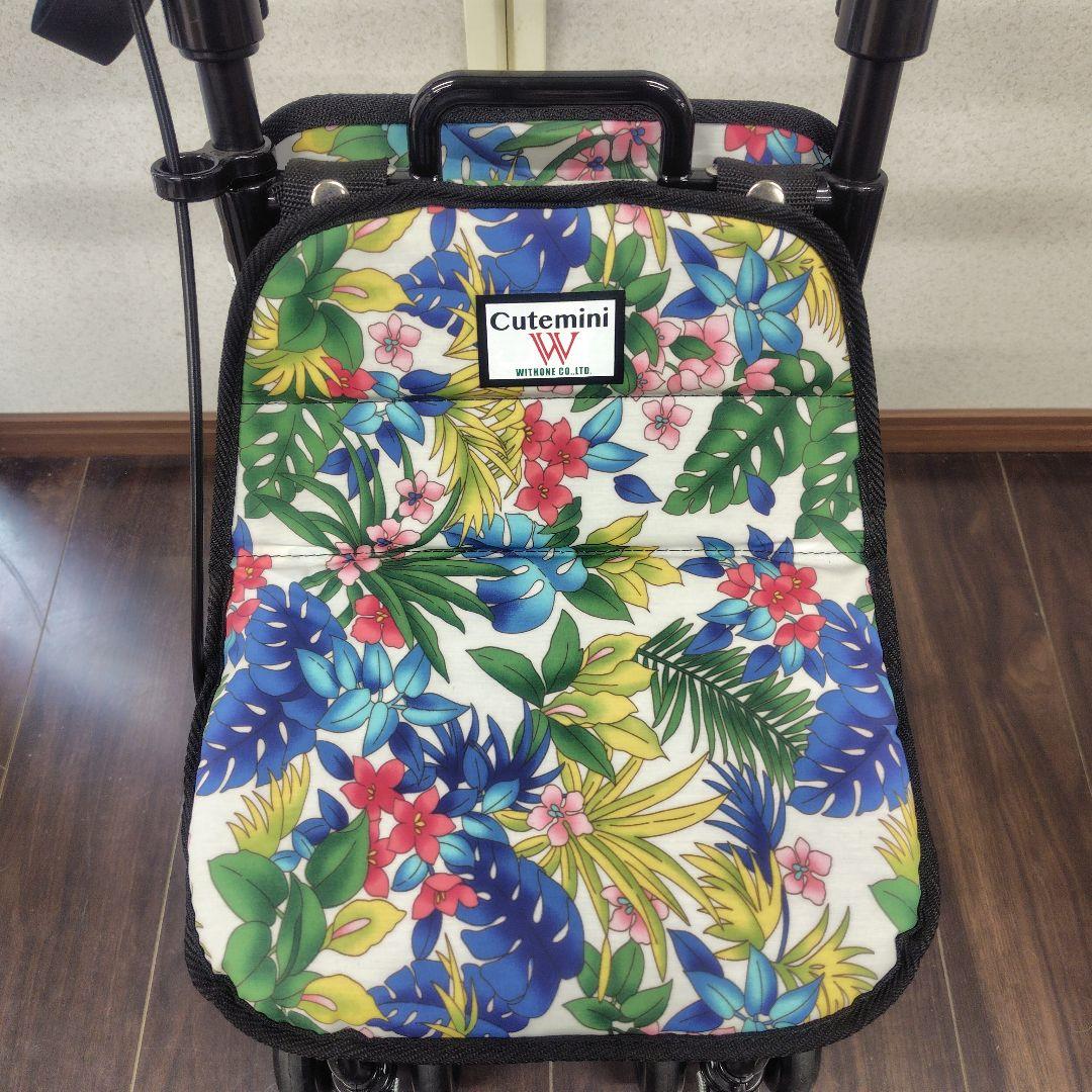 シルバーカー ウィズワン キュートミニW シルバーカー フローラルデザイン