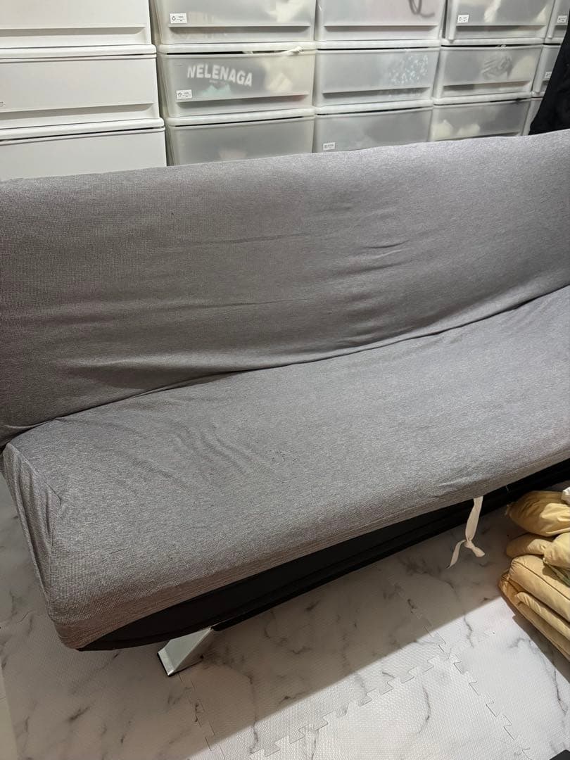 nao　ニトリ Nシールド ロック ソファーベッド 3人掛け l字