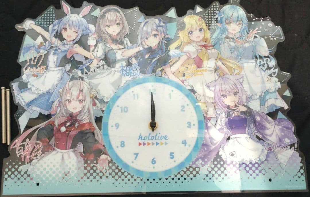 ホロライブ 一番くじラストワン賞 置時計 アクリル時計 - メルカリ