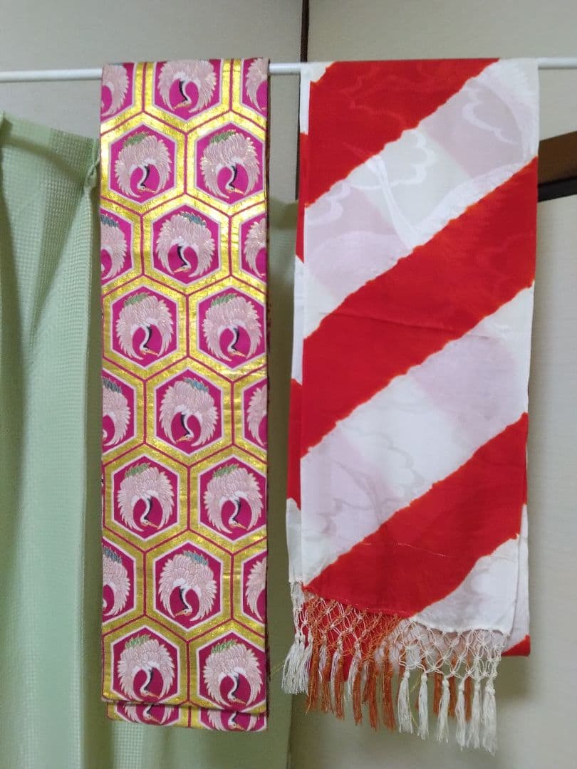 七五三　着物　帯　草履　鞄　帯留め　フルセット