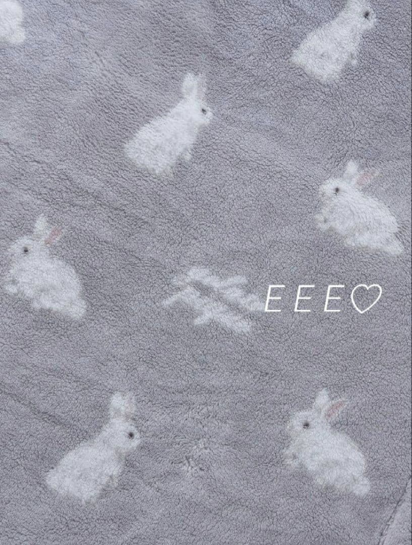 正規品♡新品 ジェラートピケ ラビット柄毛布 ブランケット マルチカバー