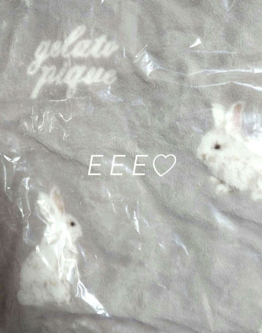 正規品♡新品 ジェラートピケ ラビット柄毛布 ブランケット マルチカバー