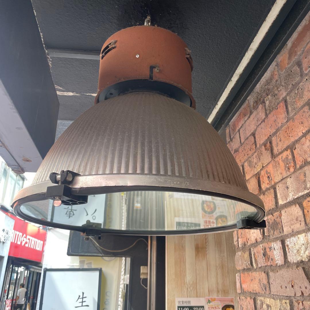 ブラウン金属製ペンダントライト 直径約40cm