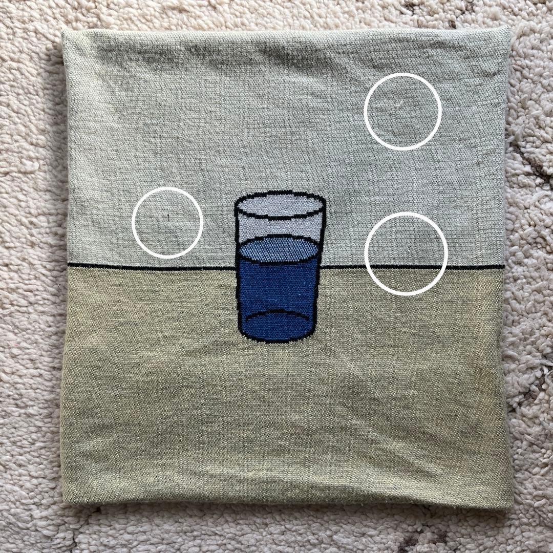 【unpis × sato】クッションカバー a glass tukifune