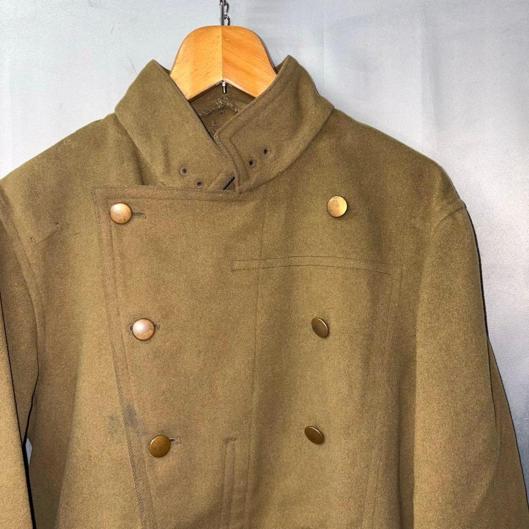 40s大日本帝国 陸軍 明治 陸軍 将校 外套 ミリタリー コート ウール L