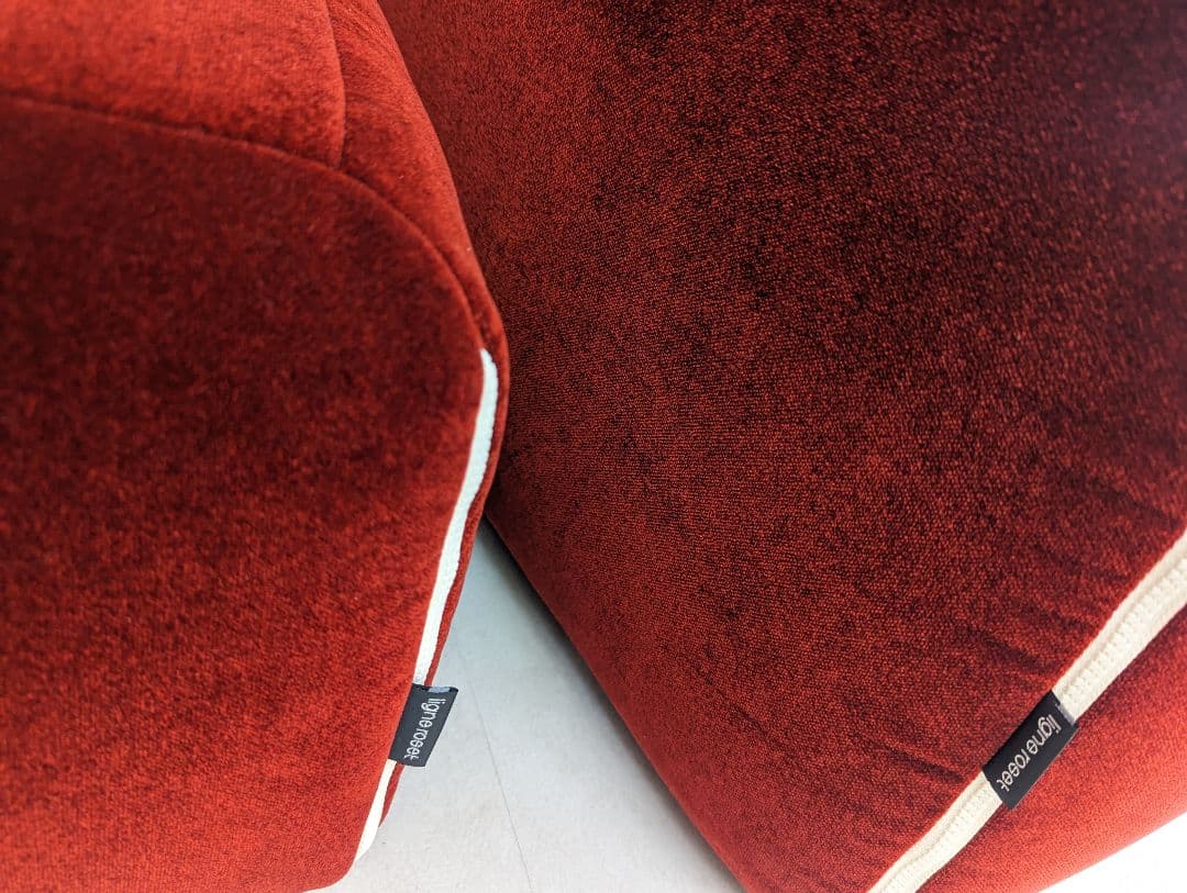 極上品　【ligne roset】ロゼ プリューミー　1Pソファ＆パフ