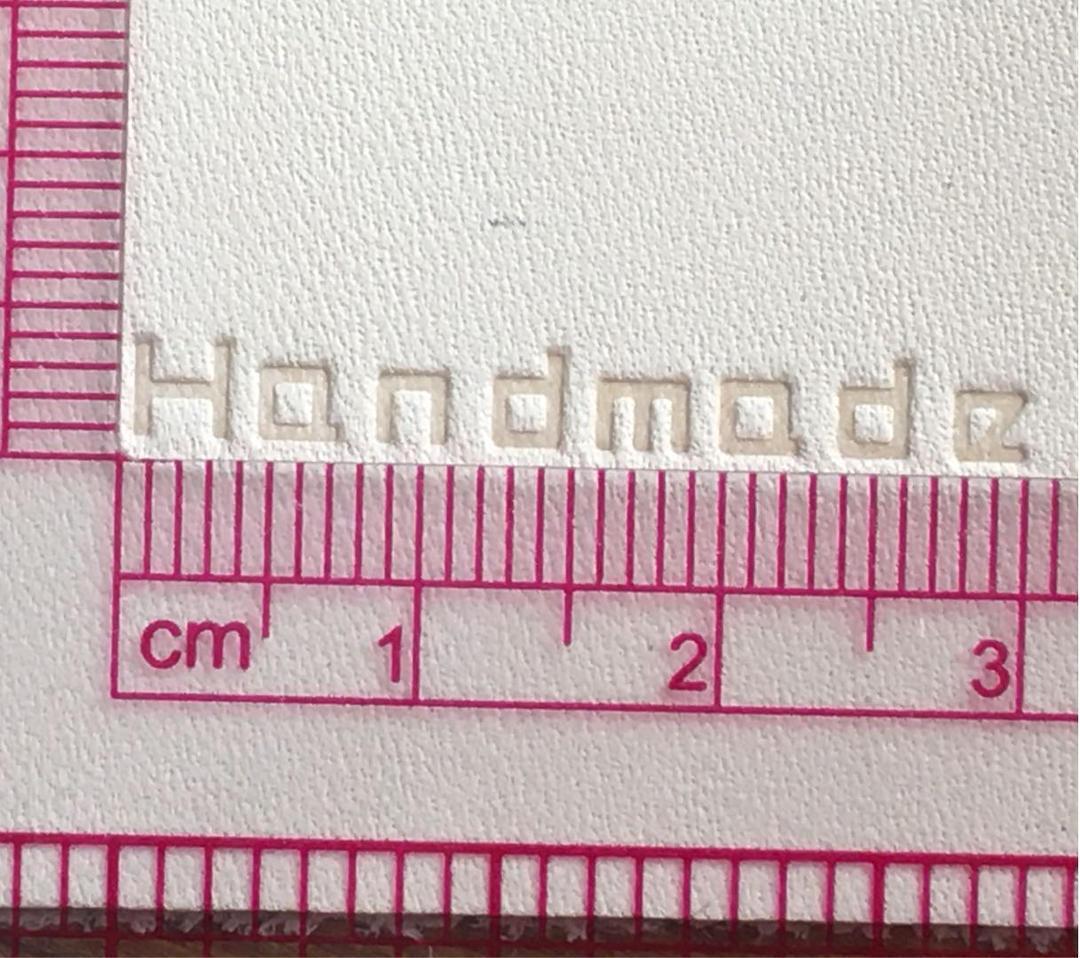 カクカク文字❤️Hand made❤️ハンドメイド❤️亜鉛版刻印